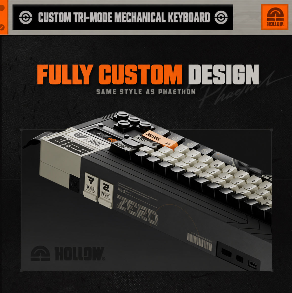 Zenless Zone Zero 3Z Studio "Tidal Noise" Custom Tri-Mode Mechanical Keyboard & Custom Accessory