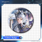 Arknights Glitter Badge - Wishes from Stars – Rosmontis