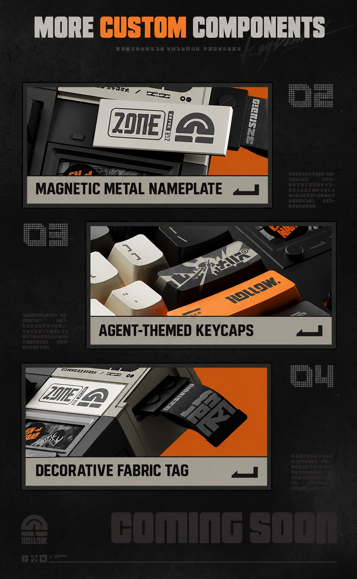 Zenless Zone Zero 3Z Studio "Tidal Noise" Custom Tri-Mode Mechanical Keyboard & Custom Accessory