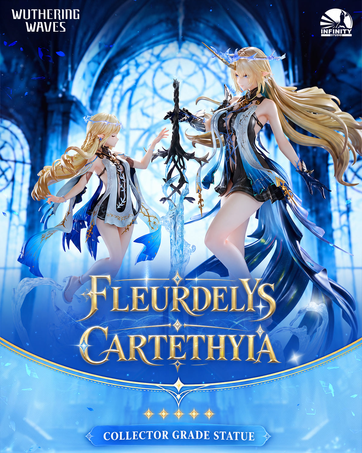 Wuthering Waves x Infinity Studio - Fleurdelys & Cartethyia Collector’s Edition Statue