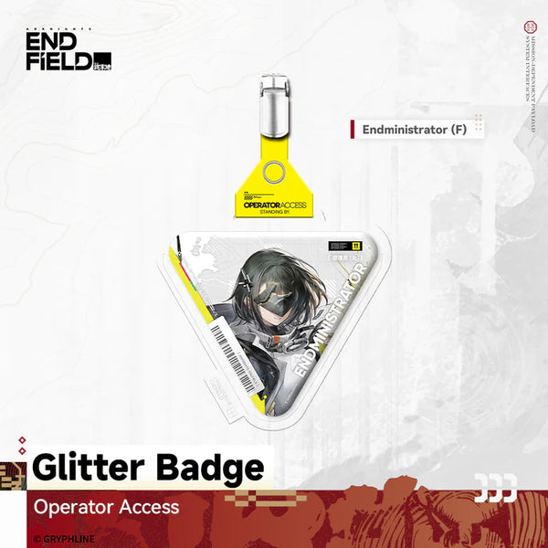 Arknights: Endfield Glitter Badge - Operator Access - The Lost Heirloom Inn – Endministrator Female