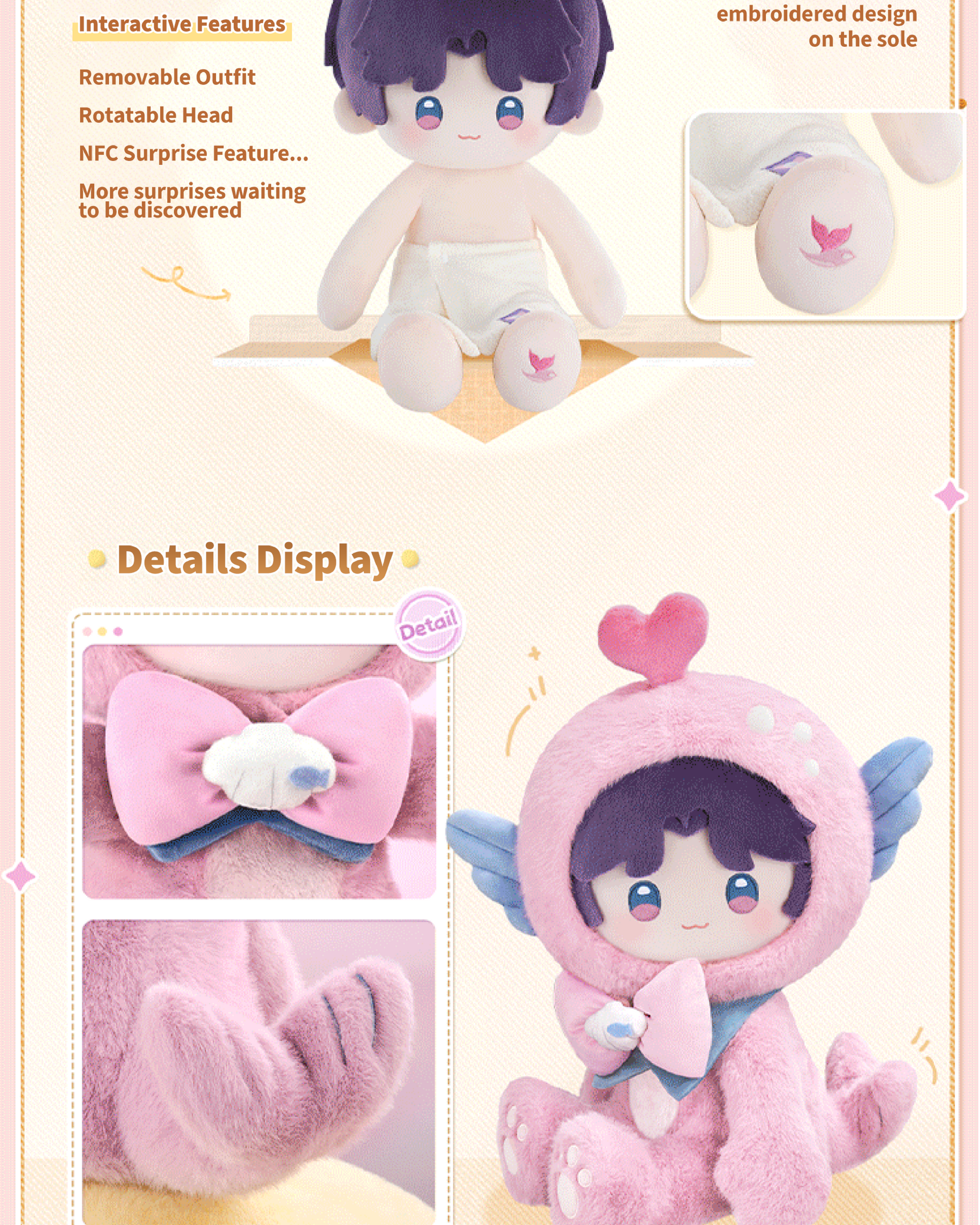Fluffy Party Series 40cm Plushie Doll