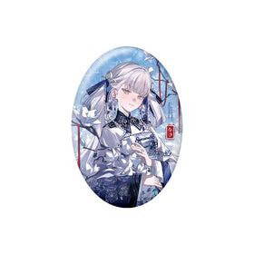 Porcelain Radiance Series Tin Badge