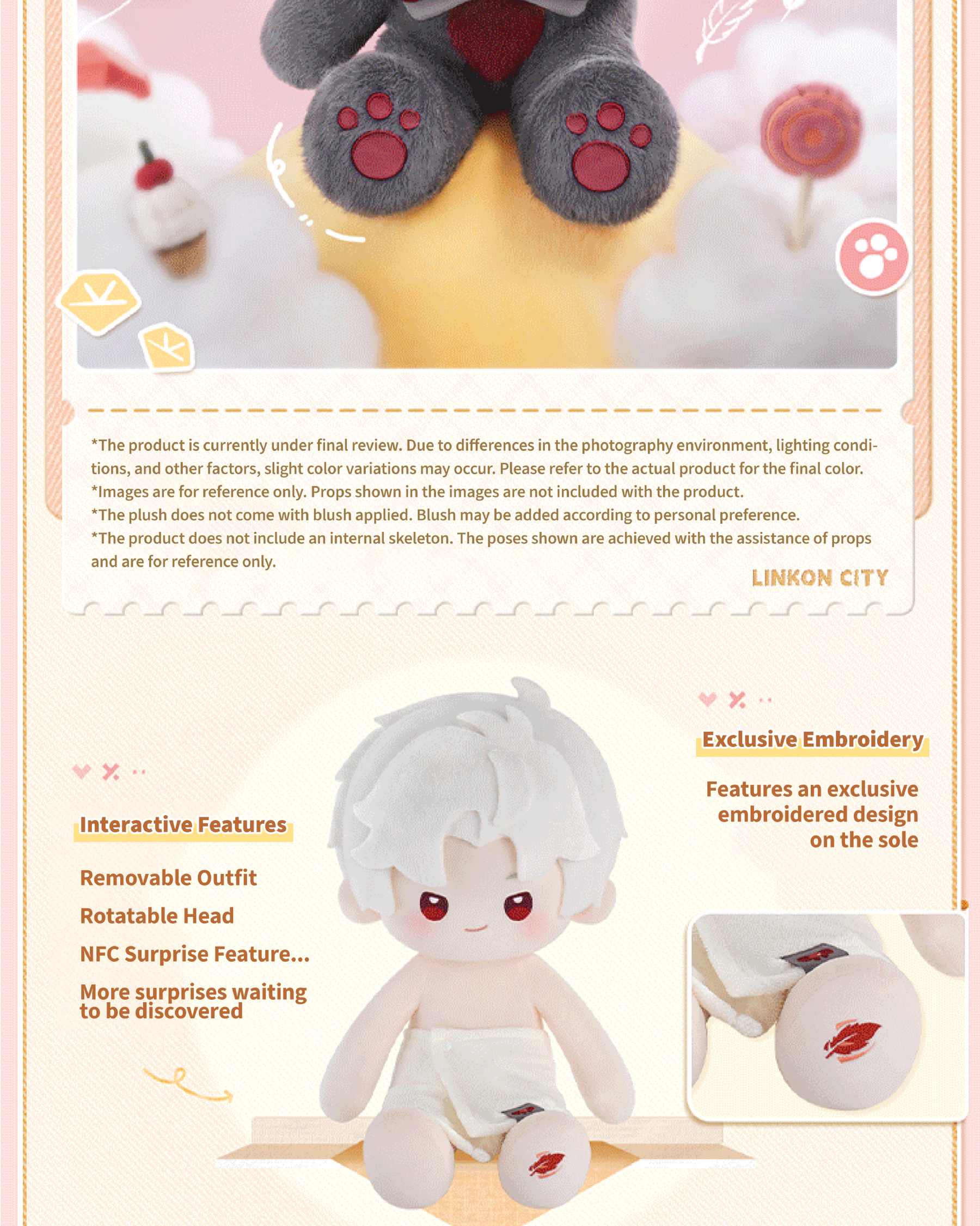 Fluffy Party Series 40cm Plushie Doll