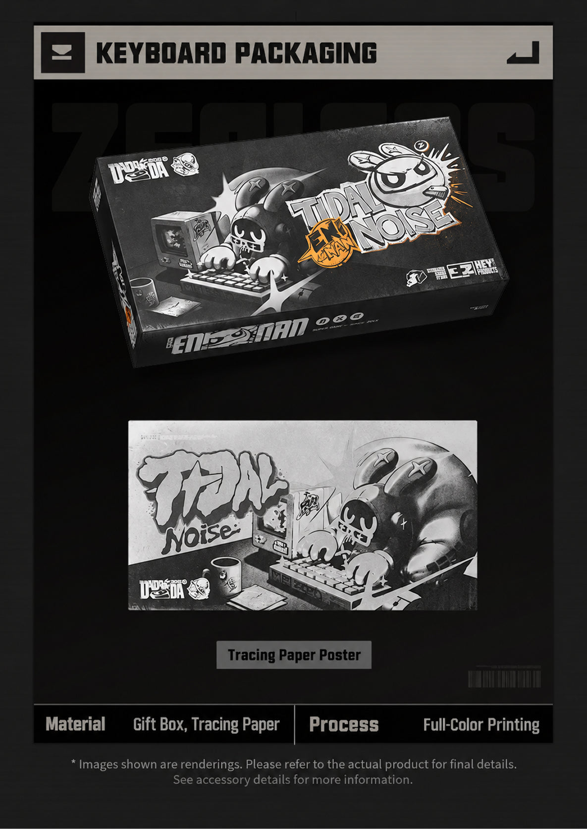 Zenless Zone Zero 3Z Studio "Tidal Noise" Custom Tri-Mode Mechanical Keyboard & Custom Accessory