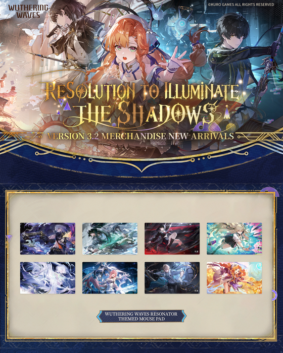Wuthering Waves Version 3.2 Official Merchandise Collection