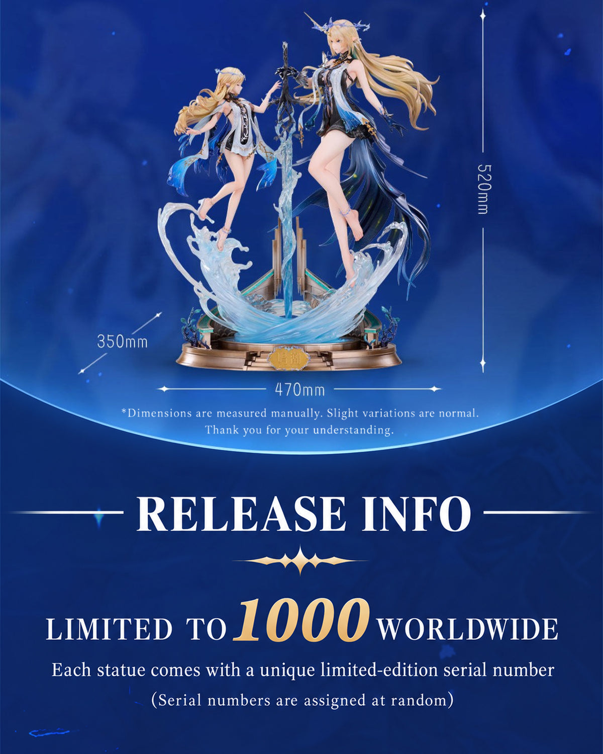 Wuthering Waves x Infinity Studio - Fleurdelys & Cartethyia Collector’s Edition Statue