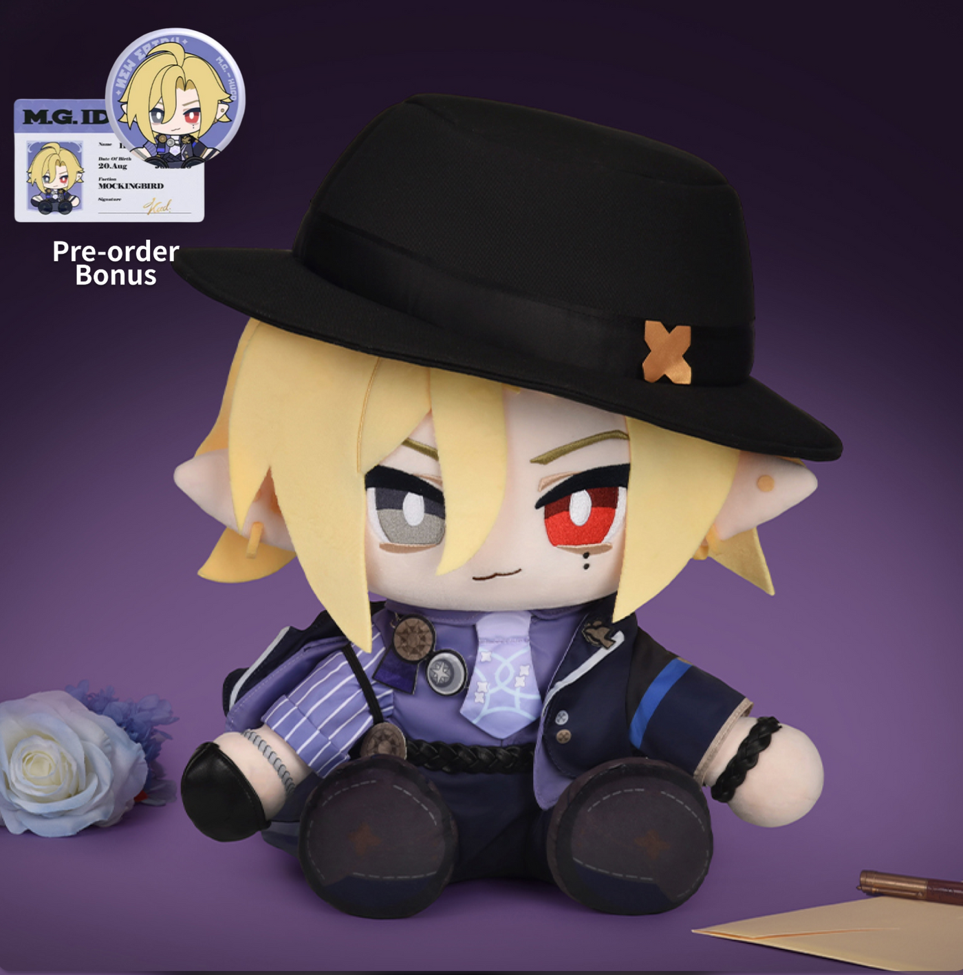 Zenless Zone Zero Biggie Agents Series: 35 cm Sitting Plushie - Hugo