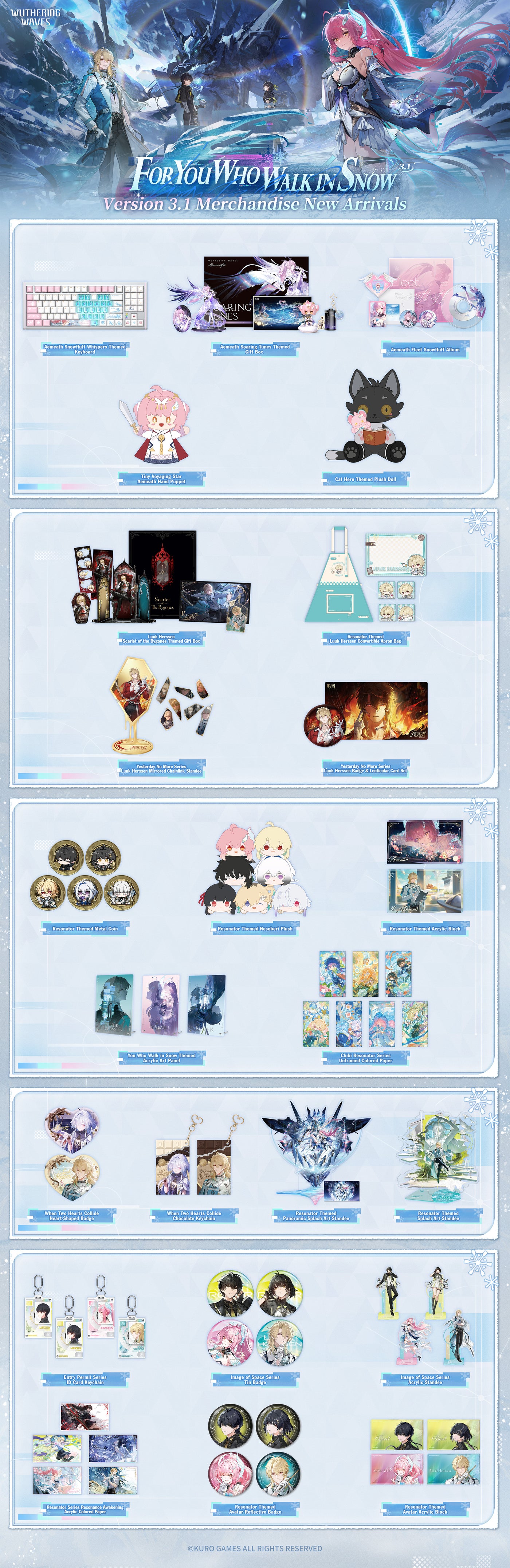 Wuthering Waves 3.1 Series Collectibles - Official PreOrder