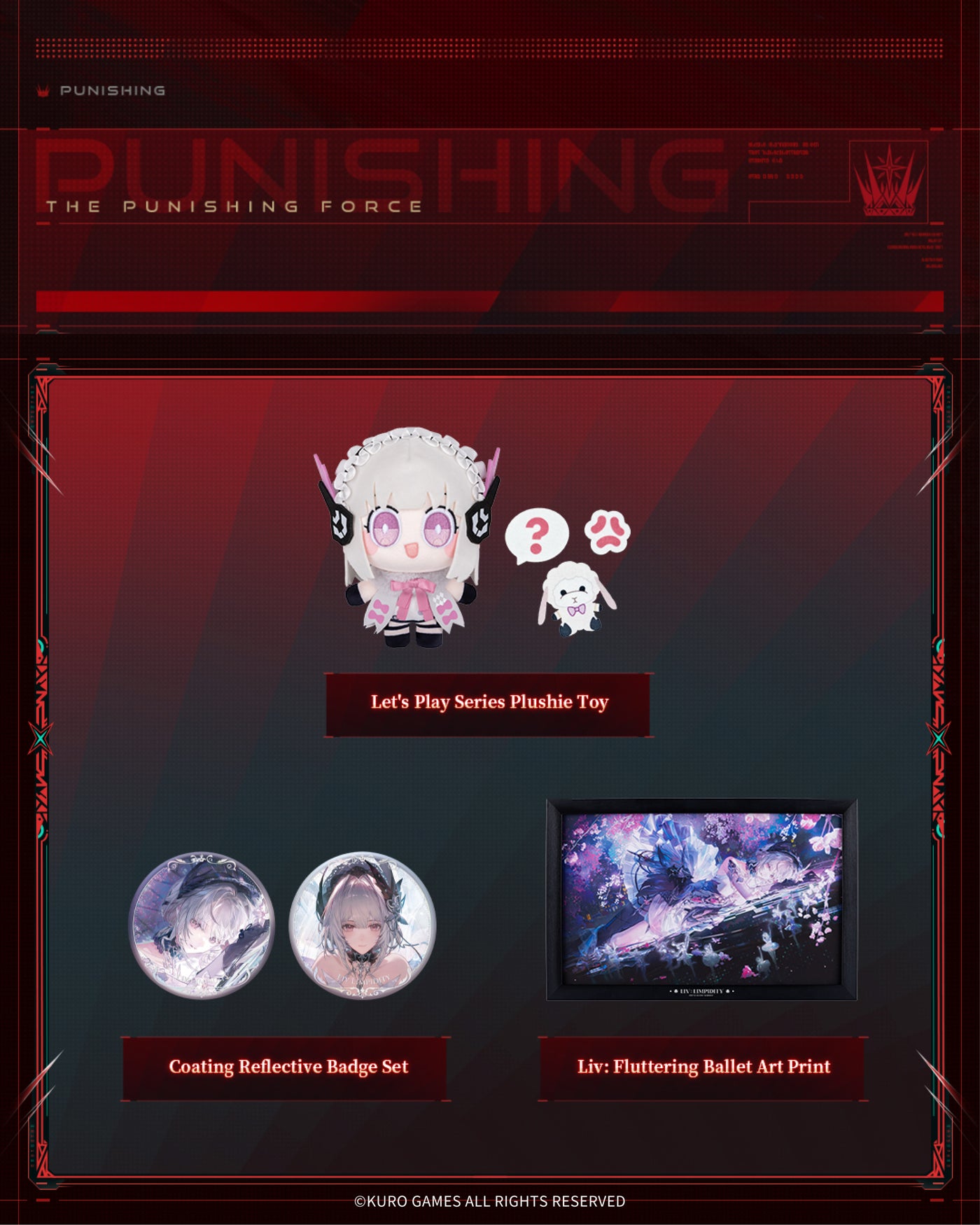Punishing: Gray Raven Homecoming Voyage Series Merchandise Now Available Pre-order
