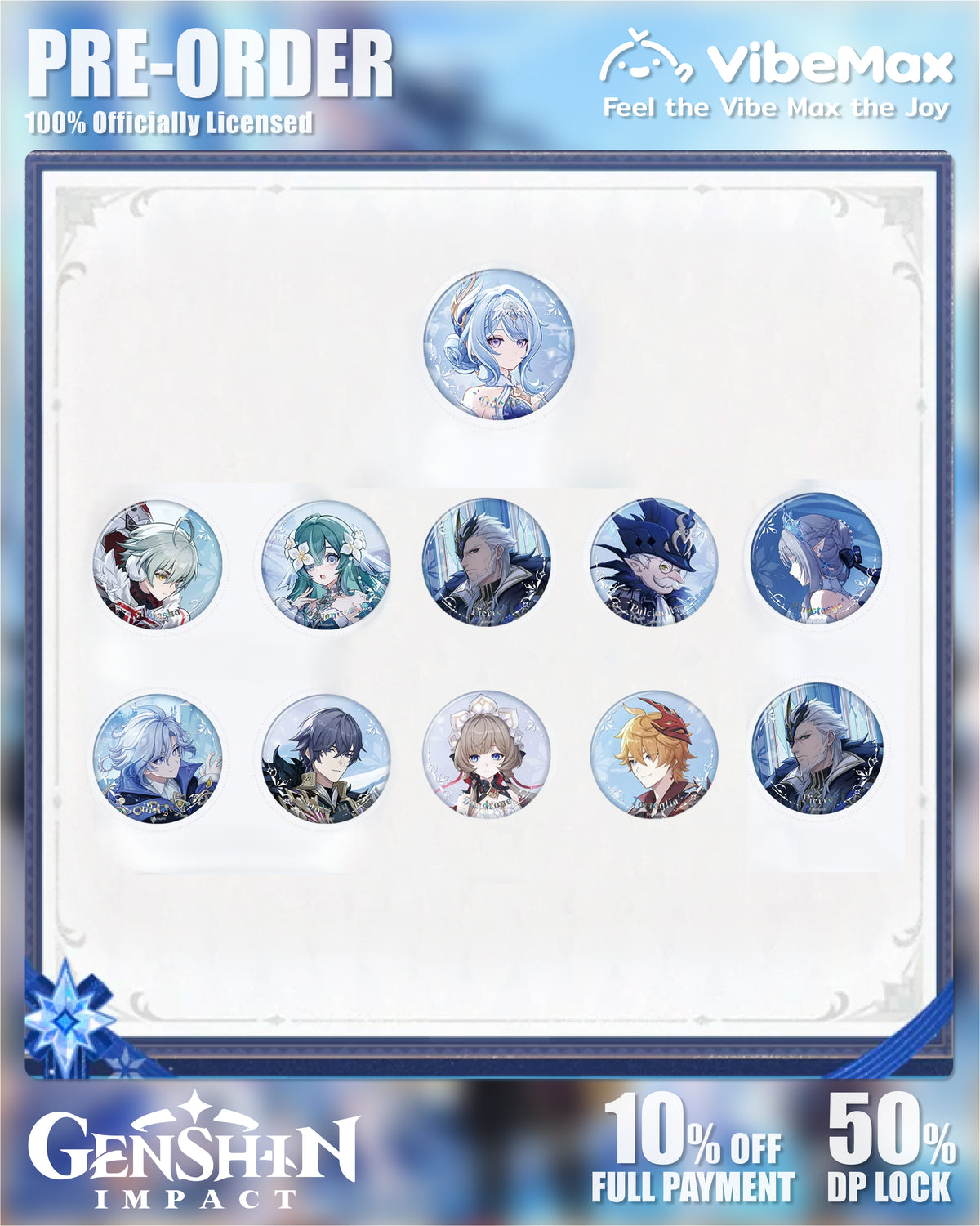 Genshin Impact-Snowland of Unpitied Love Series-Official PreOrder