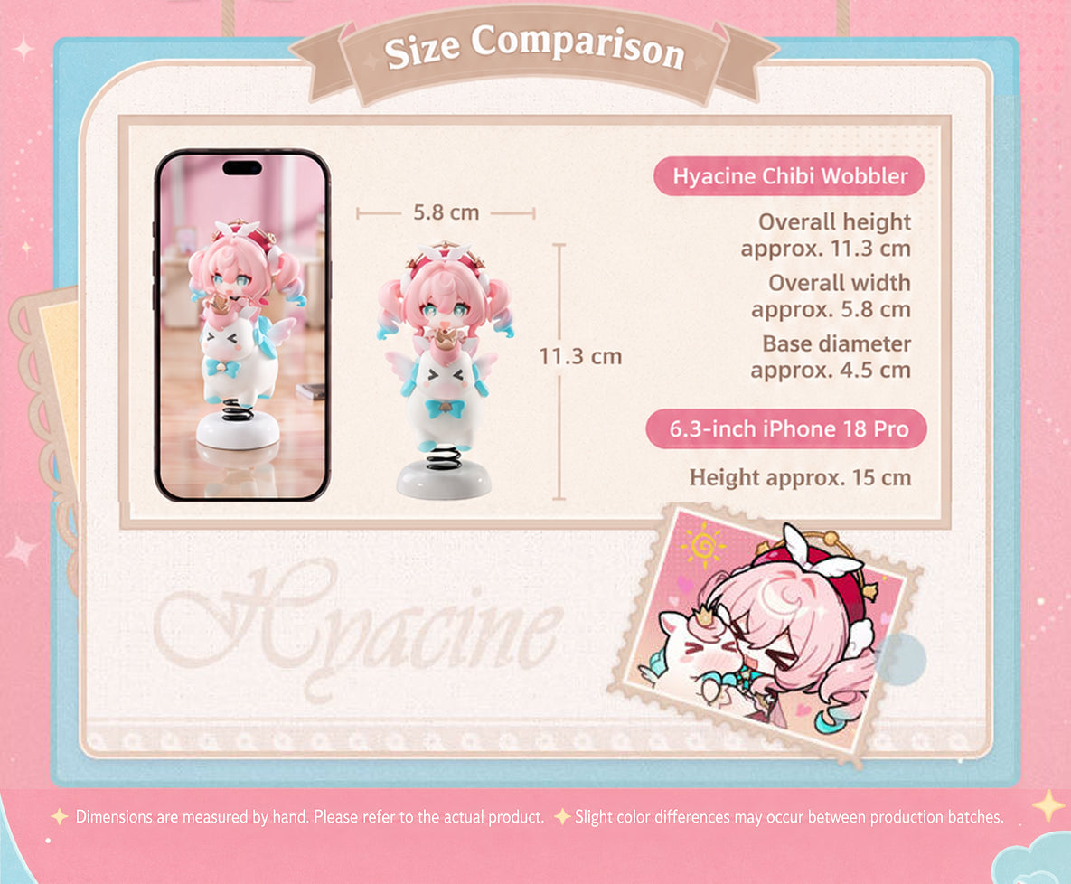 Hyacine Happy Shake Chibi Ornament