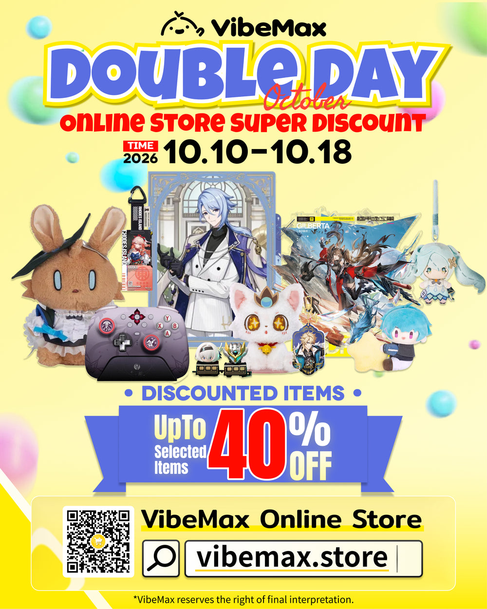 🔥 VibeMax October DOUBLE DAY 10.10 SALE! 🔥