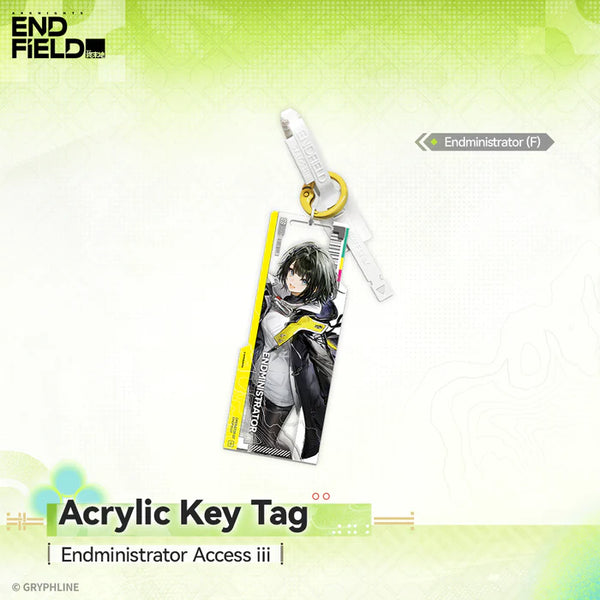 Arknights: Endfield Acrylic Key Tag - Endministrator Access ⅲ – Endministrator Female