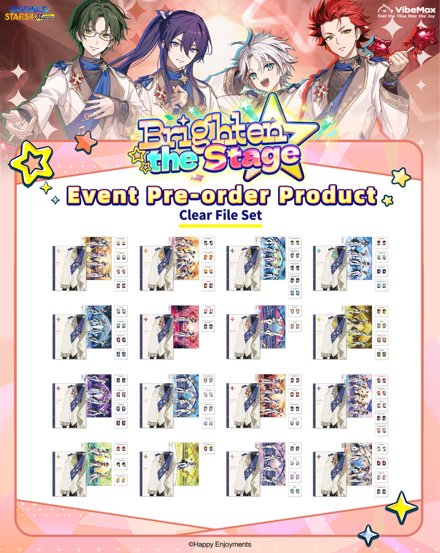 Ensemble Stars!! 10th Anniversary Brighten the Stage Series Collectibles - Official PreOrder