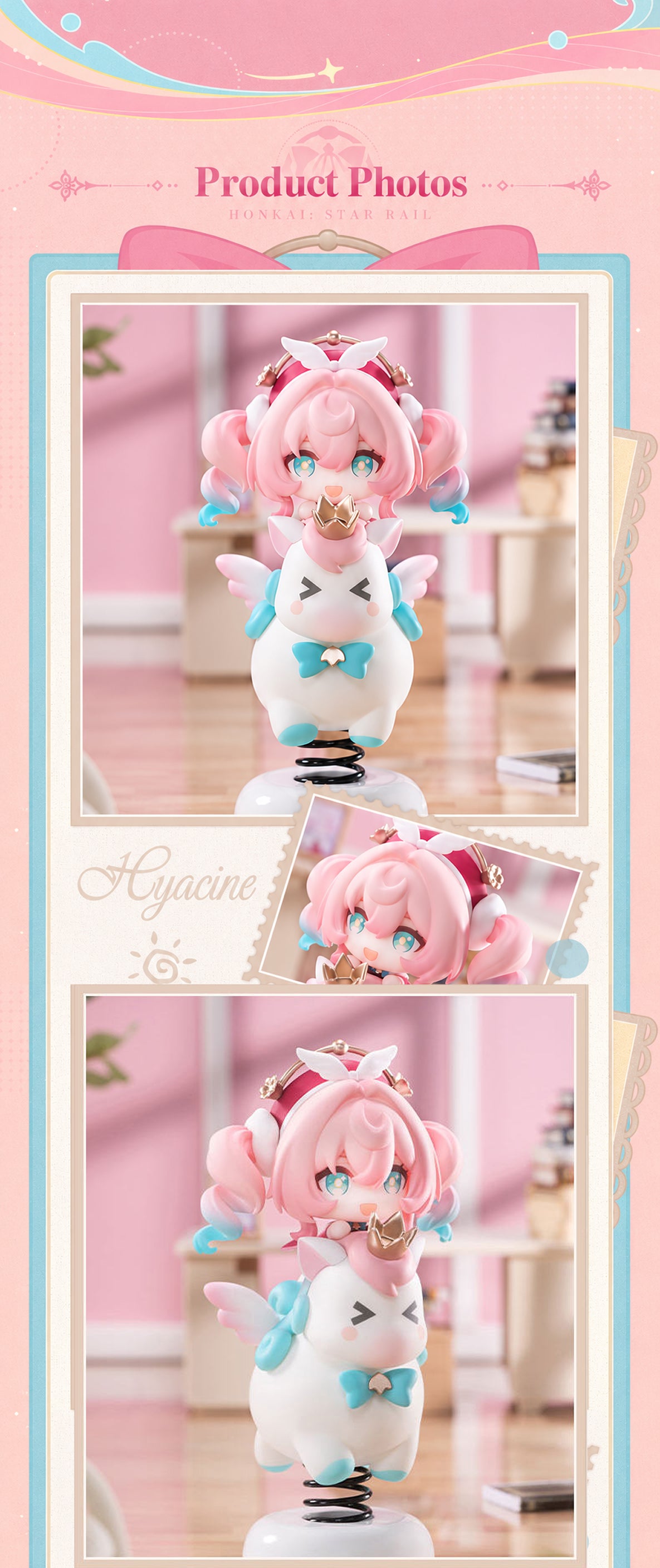 Hyacine Happy Shake Chibi Ornament