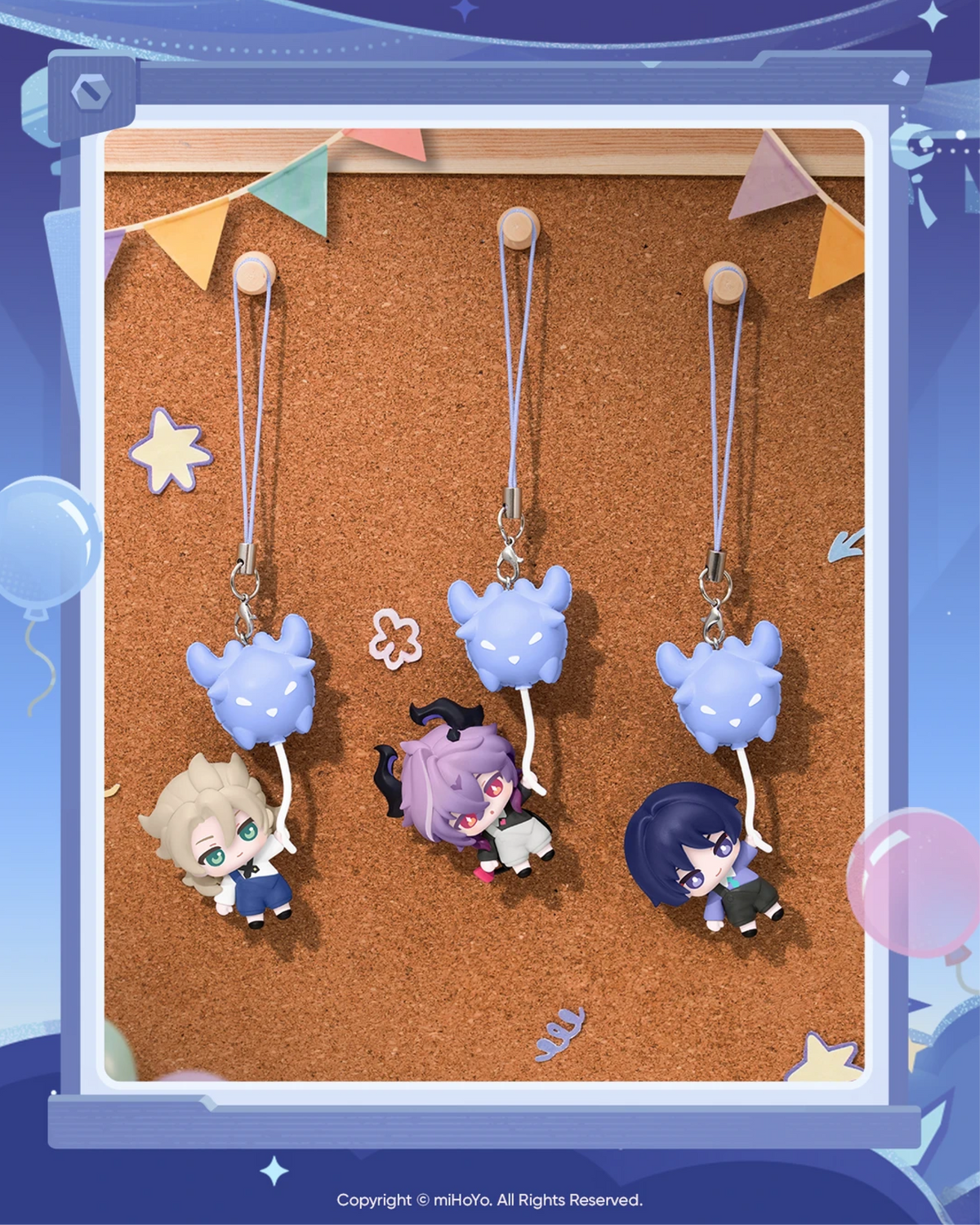 Genshin Impact Moon-Prayer Wanderings Hanging Figure Blind Box - Official PreOrder