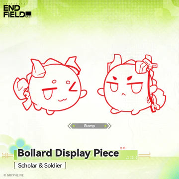 Arknights: Endfield Bollard Display Piece - Scholar & Soldier