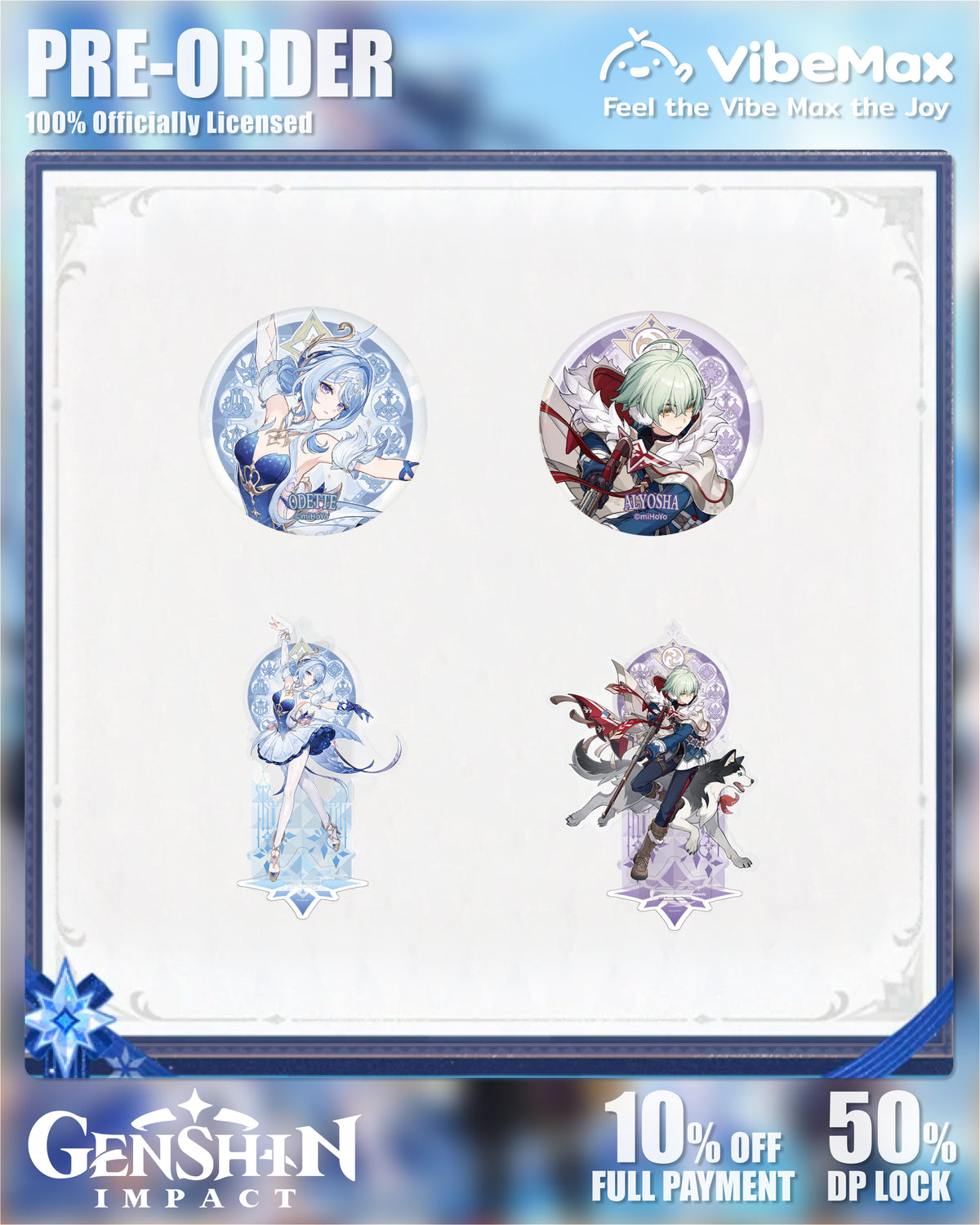 Genshin Impact-Snowland of Unpitied Love Series-Official PreOrder