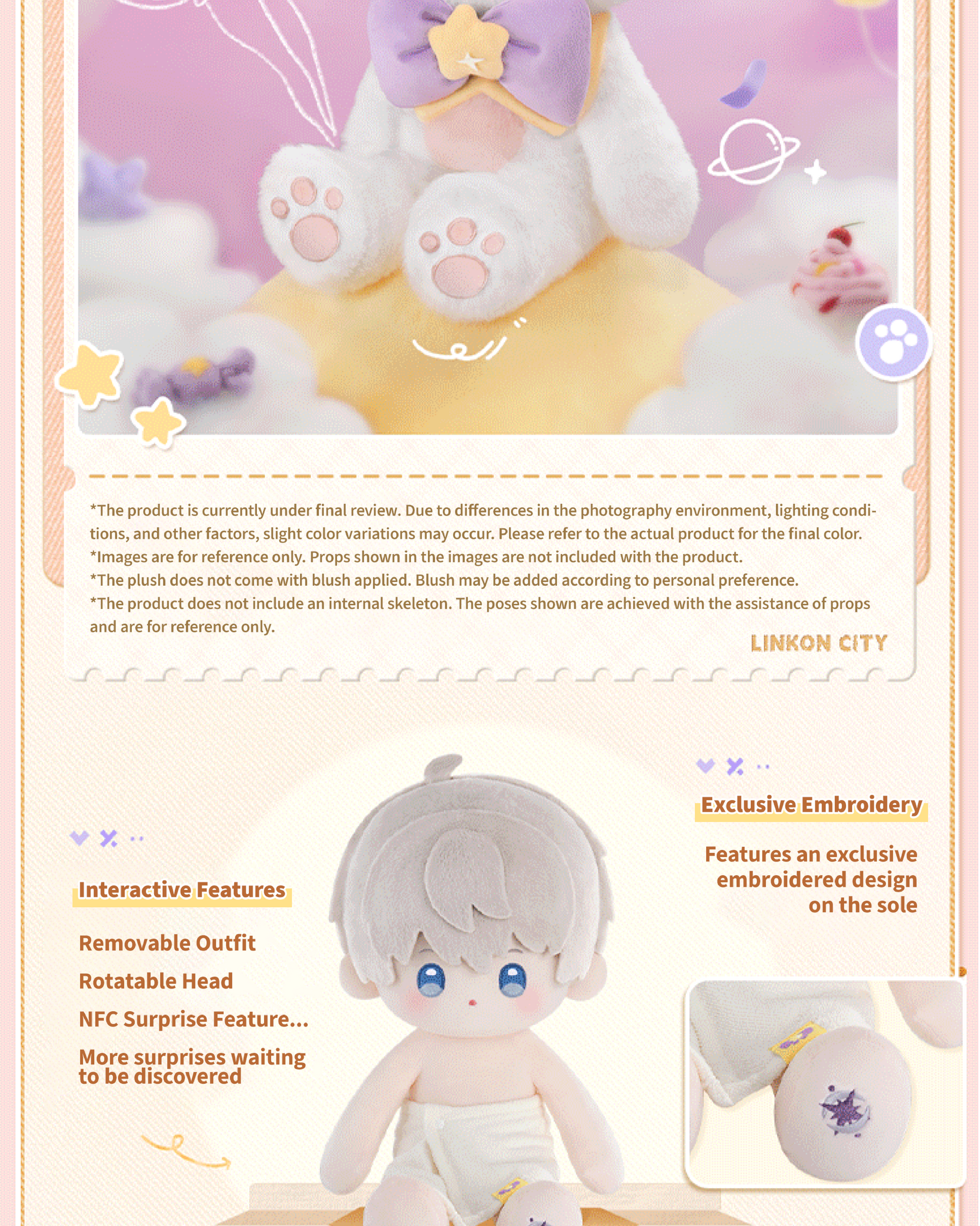 Fluffy Party Series 40cm Plushie Doll