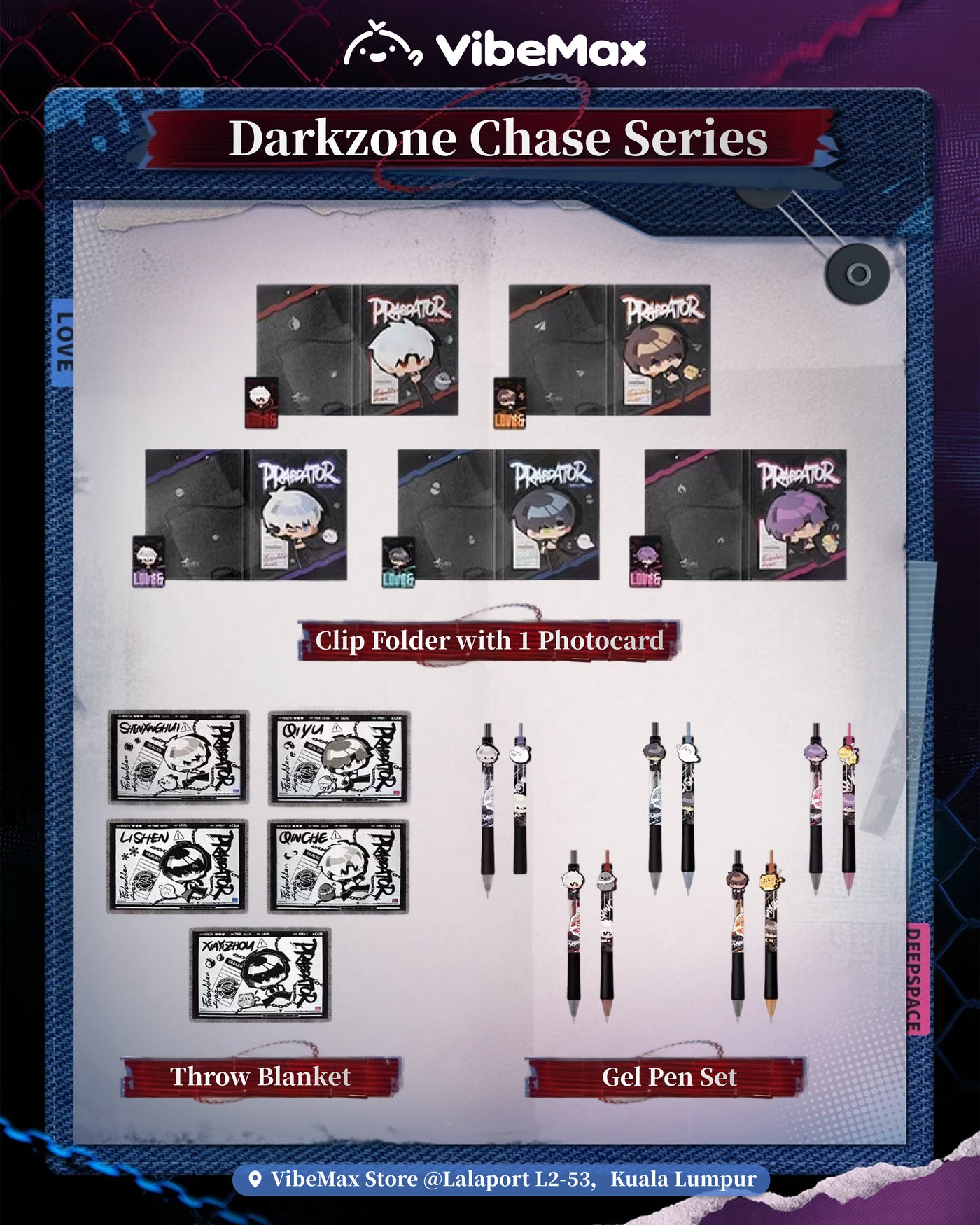Love and Deepspace-Darkzone Chase Series Limited Drops