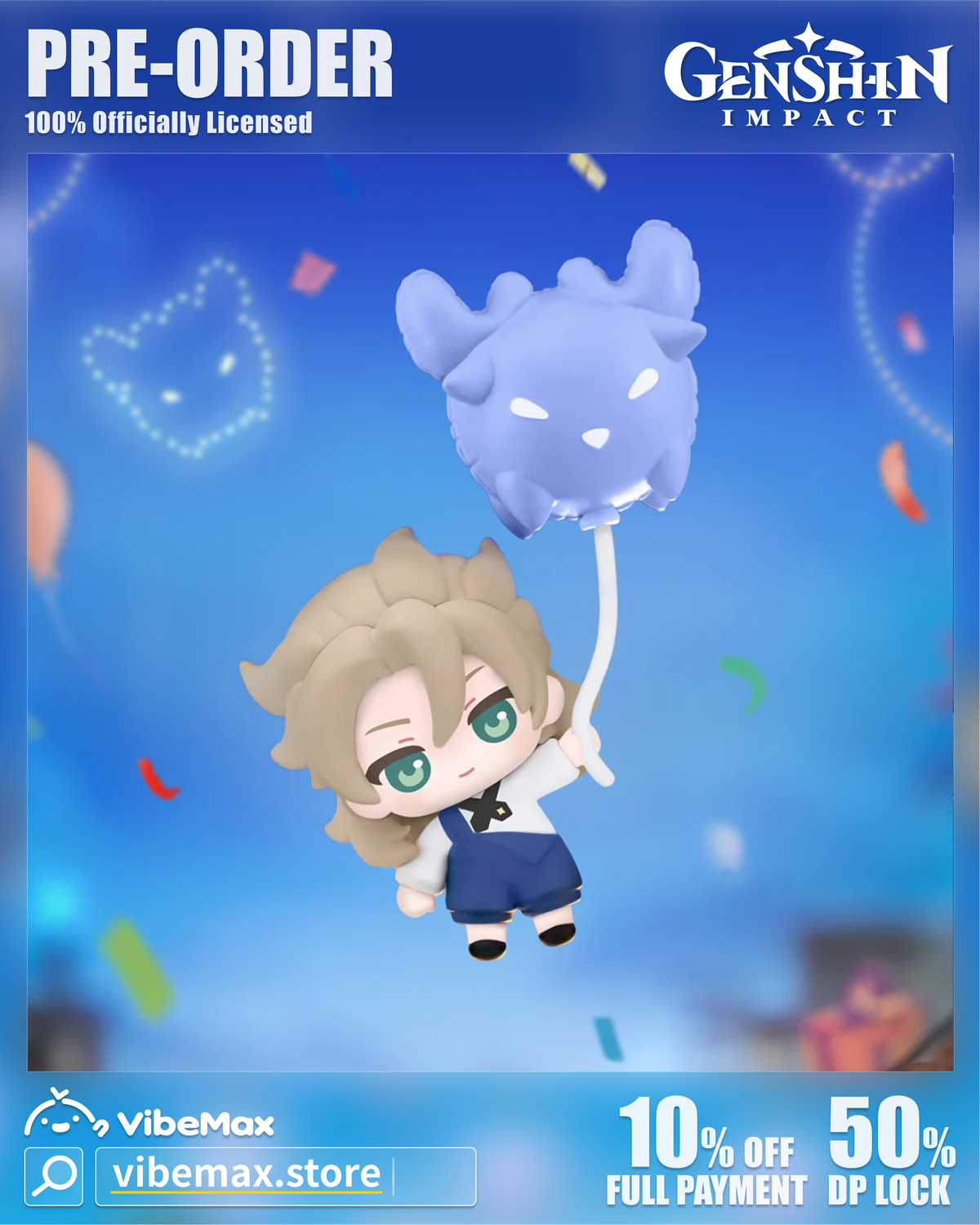 Genshin Impact Moon-Prayer Wanderings Hanging Figure Blind Box - Official PreOrder