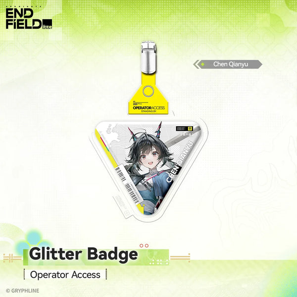 Arknights: Endfield Glitter Badge - Operator Access - Springwake Pavilion – Chen Qianyu