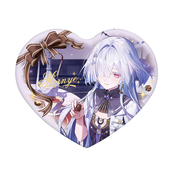 Wuthering Waves When Two Hearts Collide Heart-Shaped Badge – Mornye
