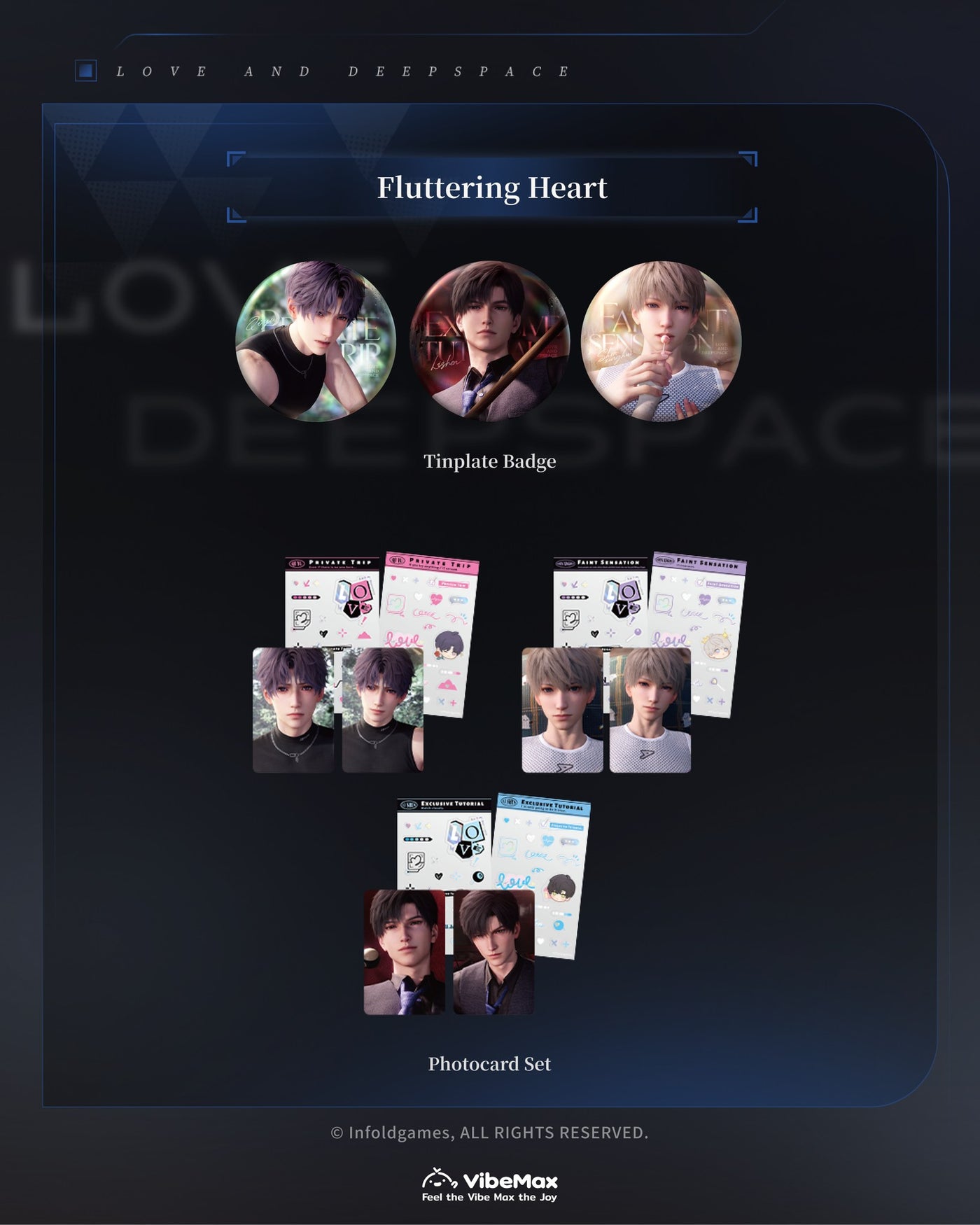 Love and Deepspace Official Merch Drops