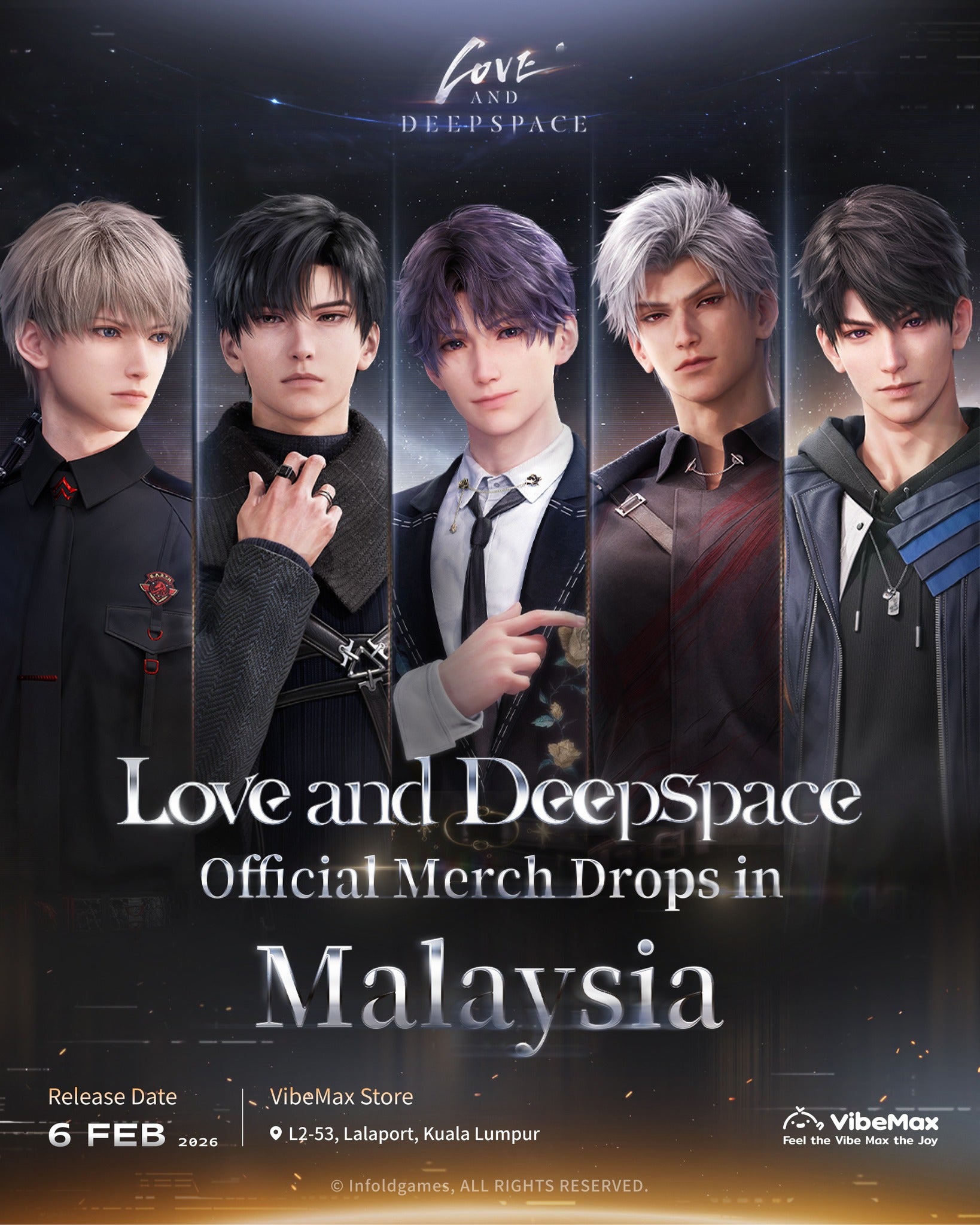 Love and Deepspace Official Merch Drops | VibeMax