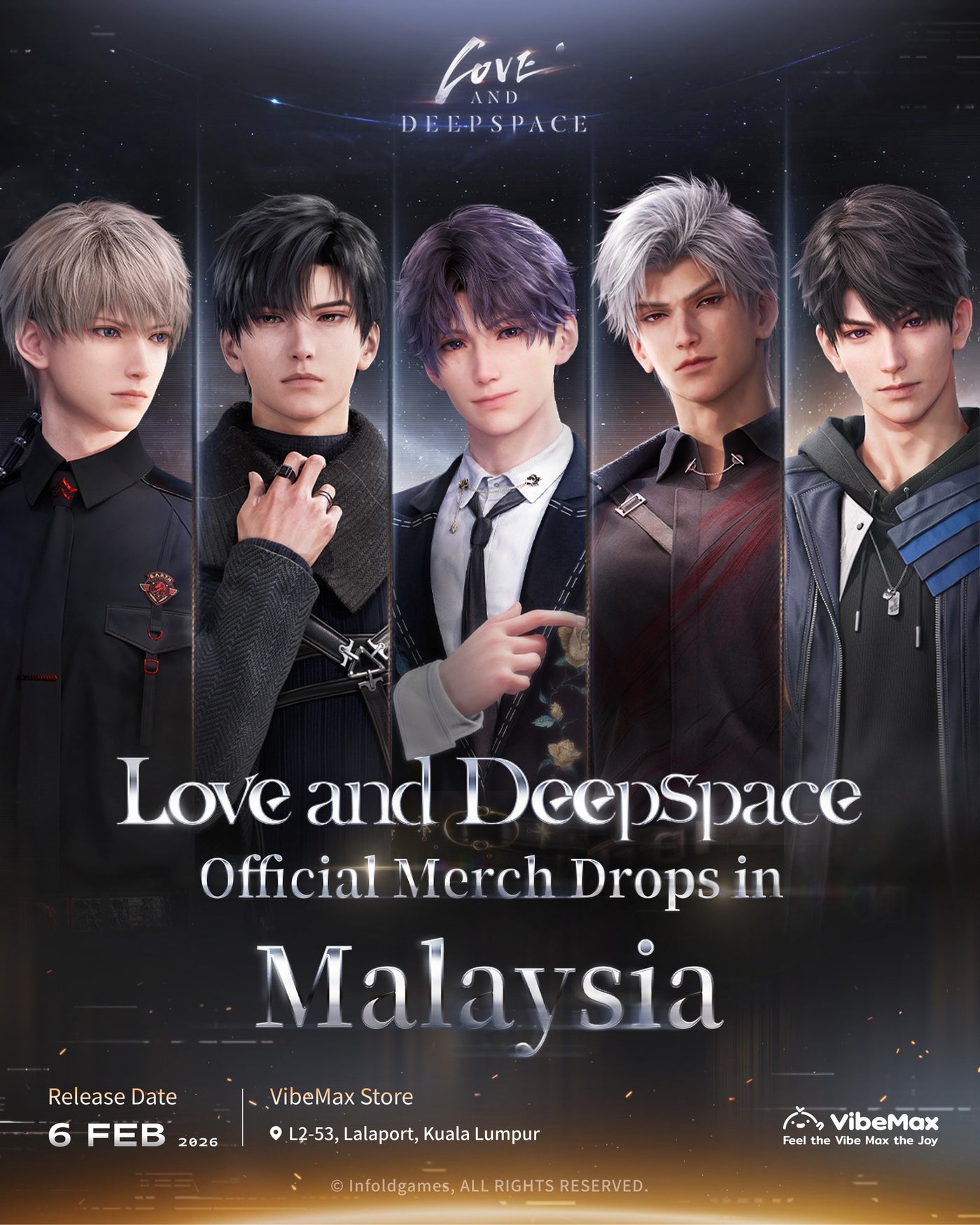 Love and Deepspace Official Merch Drops
