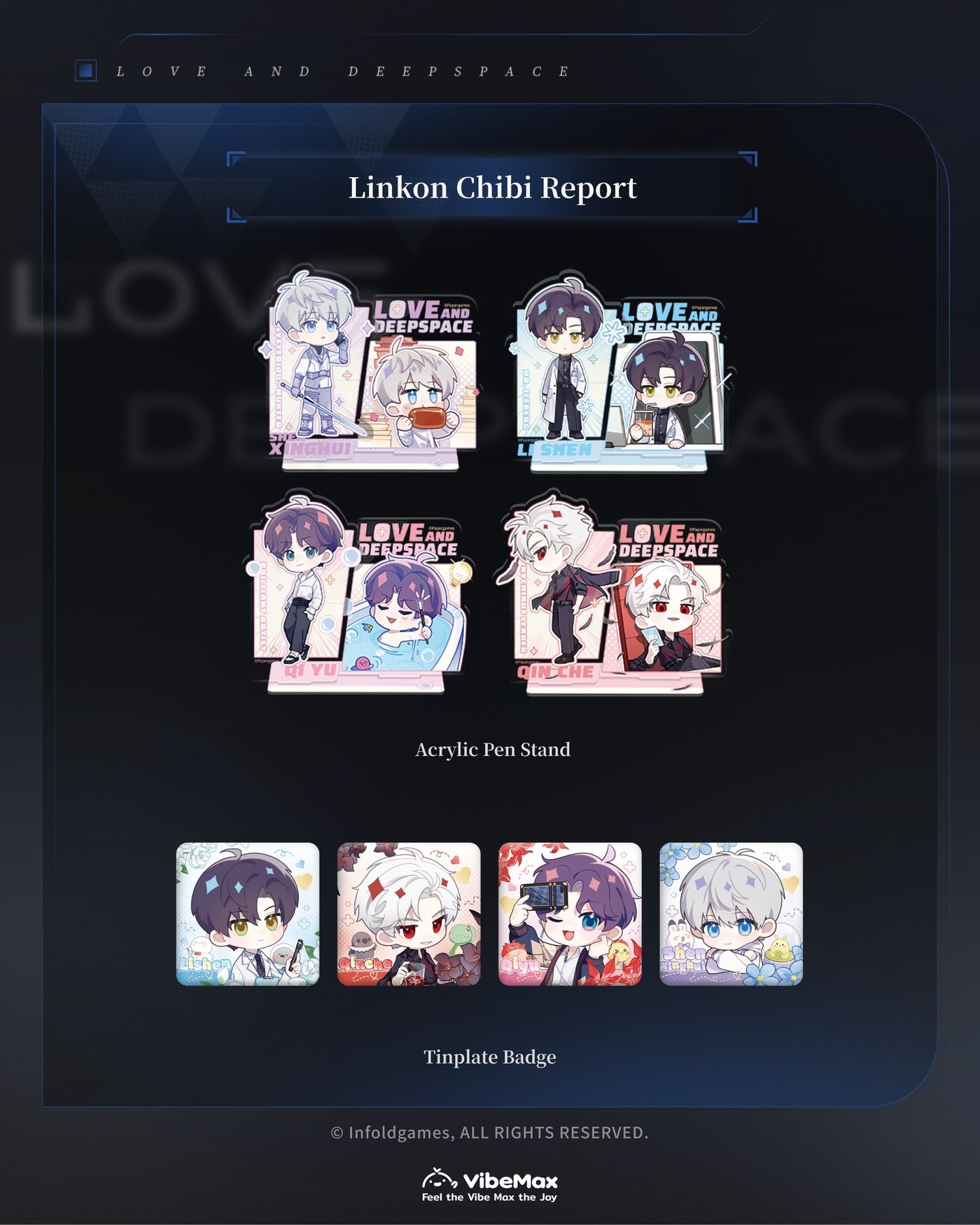 Love and Deepspace Official Merch Drops
