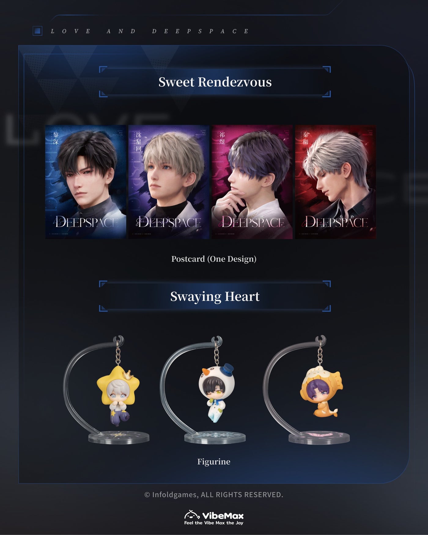 Love and Deepspace Official Merch Drops