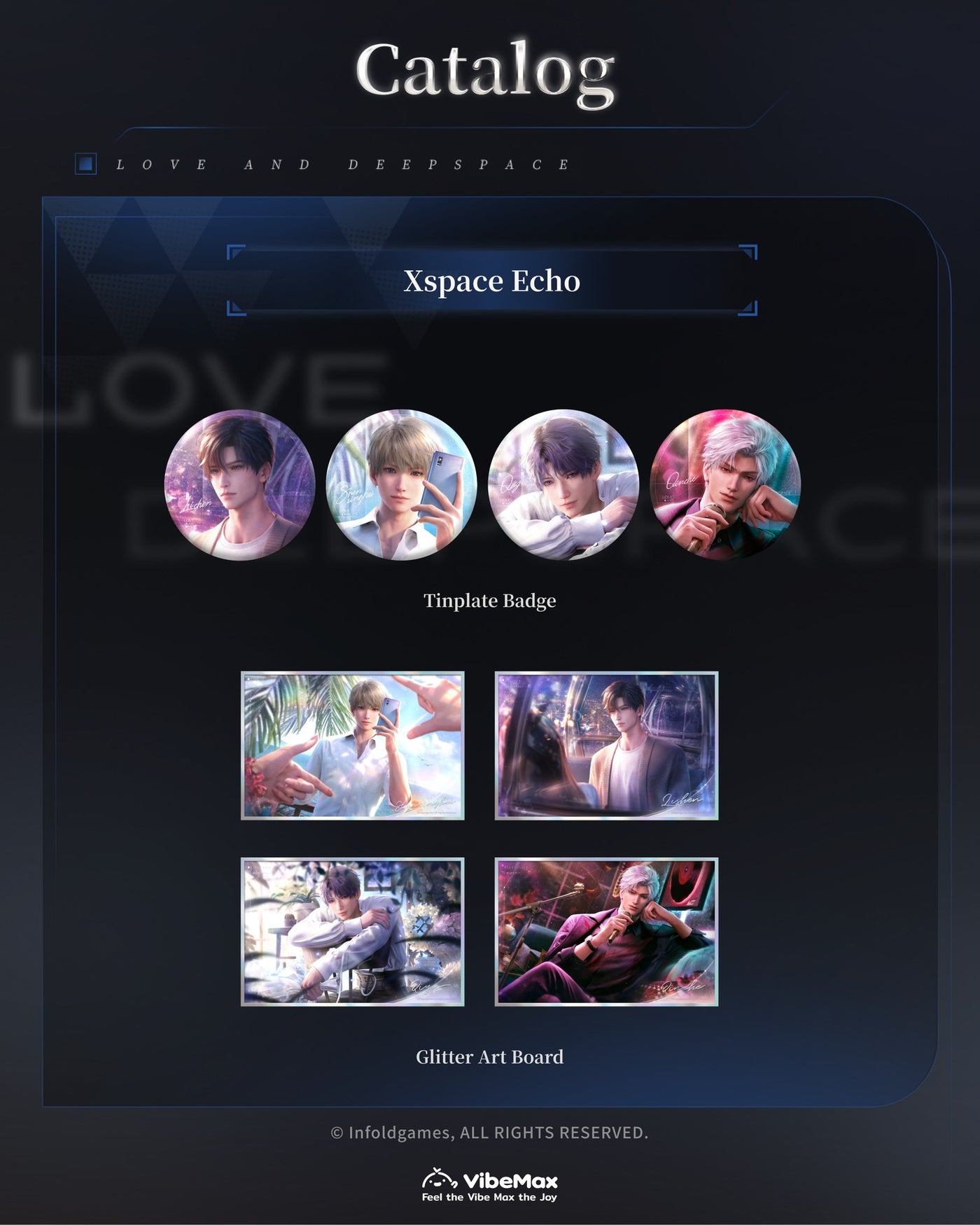 Love and Deepspace Official Merch Drops