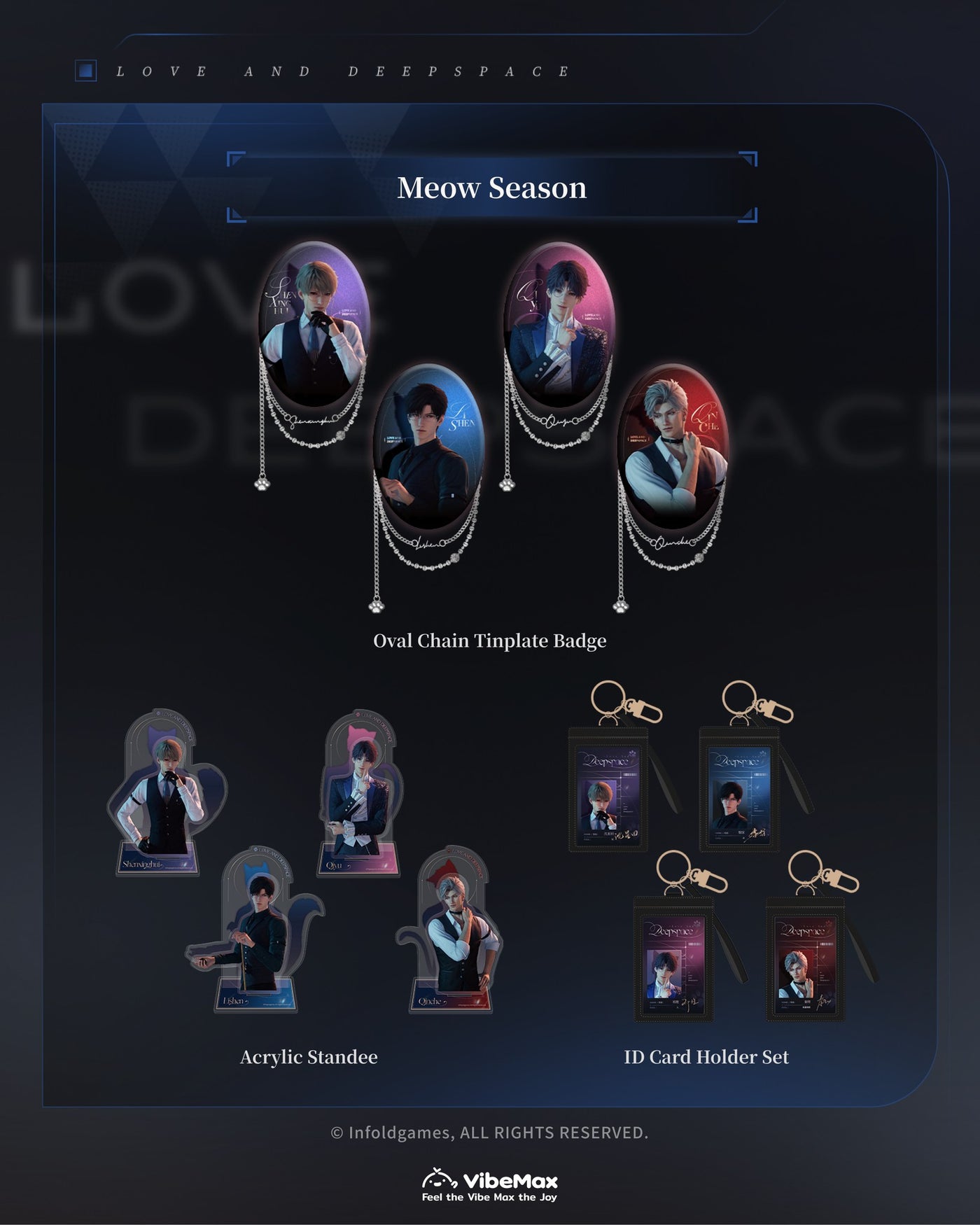 Love and Deepspace Official Merch Drops
