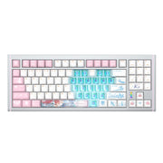 Wuthering Waves Aemeath Snowfluff Whispers Themed Keyboard – Aemeath Kaihua Ice Cream Pro Switches