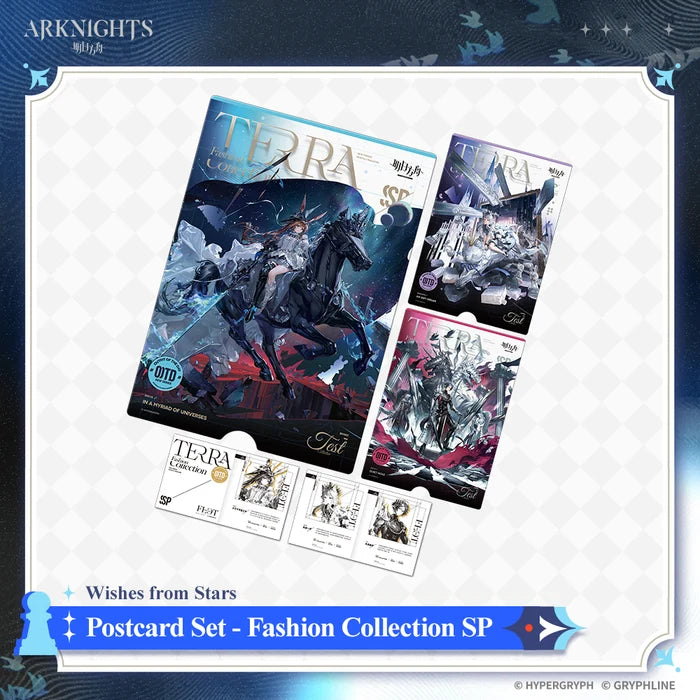 Postcard Set - Fashion Collection SP - Wishes from Stars