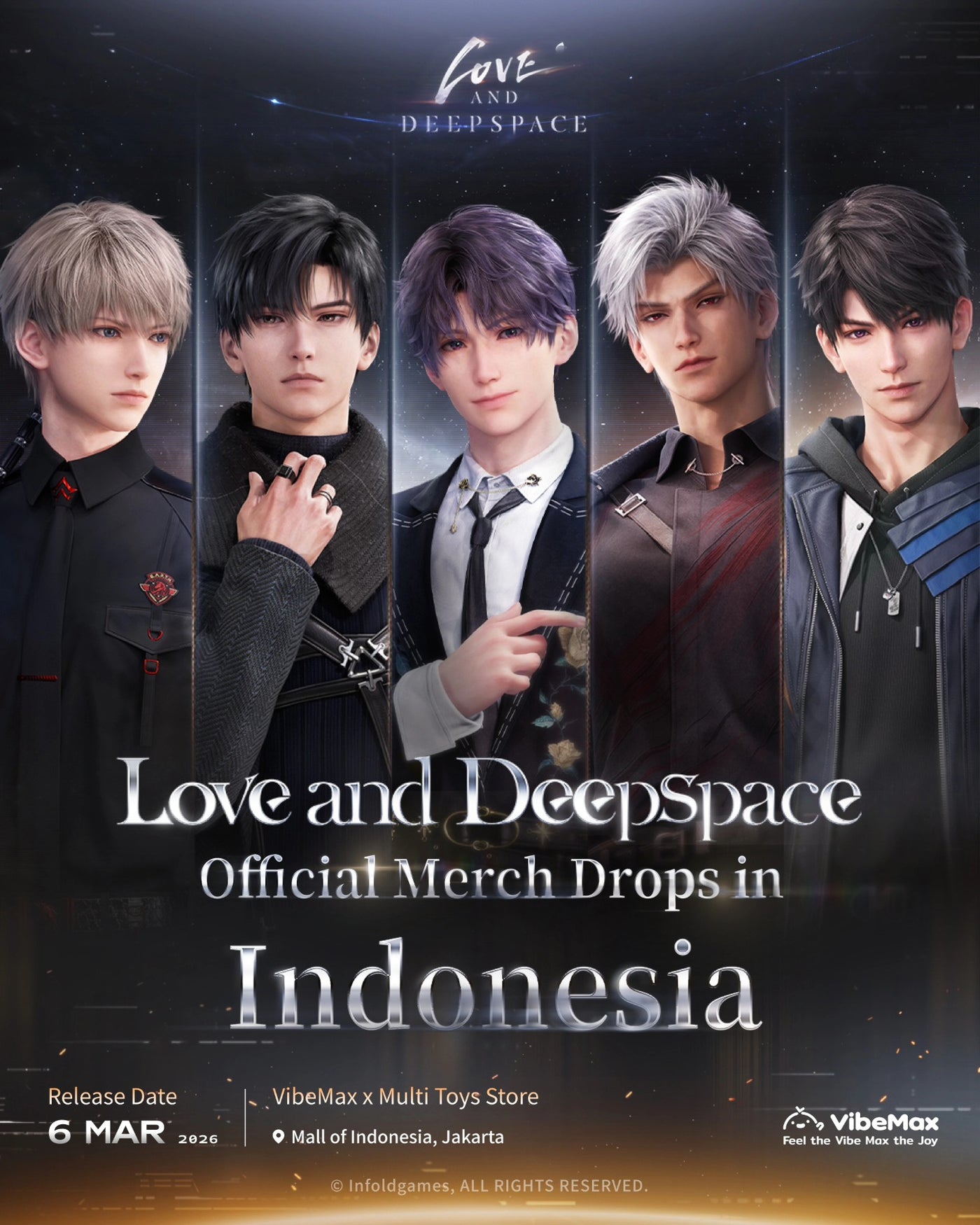 Love and Deepspace Official Merch Drops