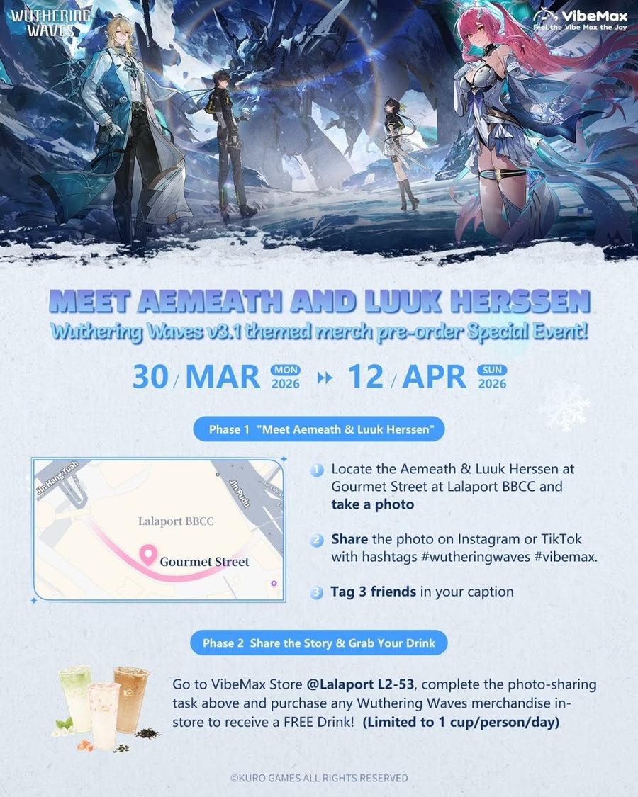 Wuthering Waves V3.1 themed merch Pre-order