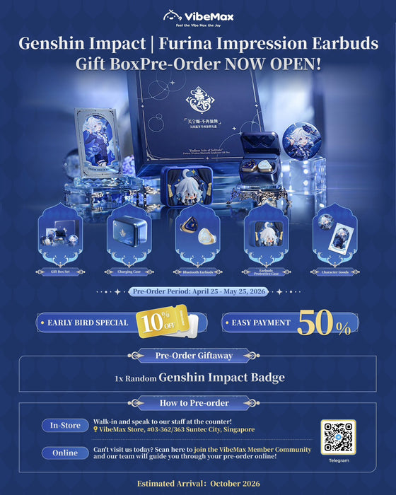 Genshin Impact-Furina Impression Earbuds Gift Box