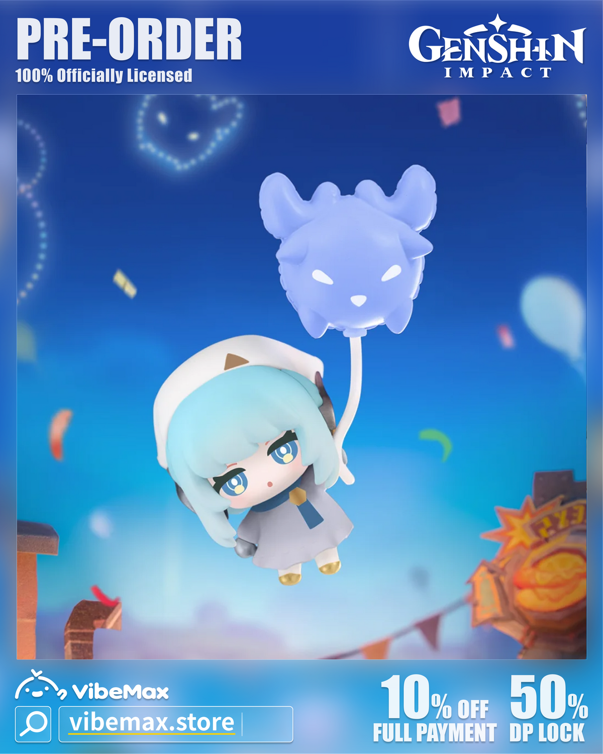 Genshin Impact Moon-Prayer Wanderings Hanging Figure Blind Box - Official PreOrder