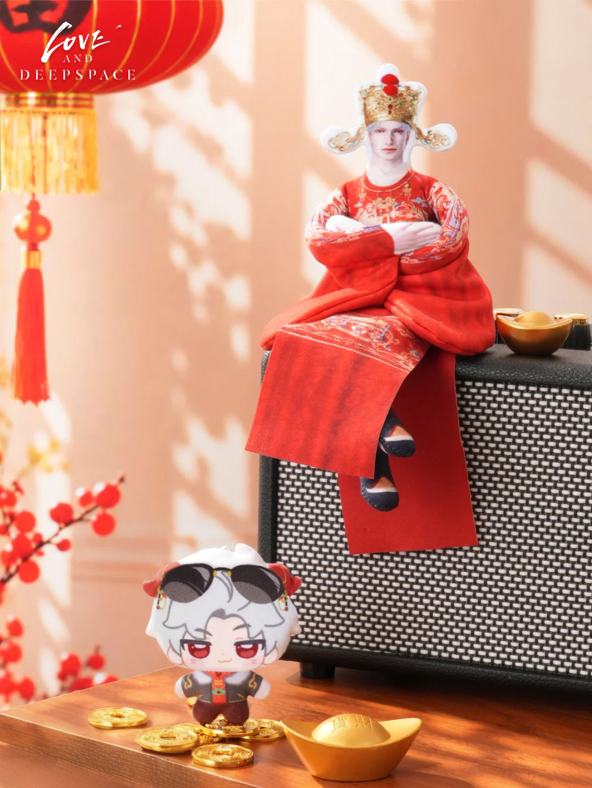 Love and Deepspace "Fluffy Fortune" Series - Fortune Sheep Poseable Plush Set