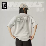 Zenless Zone Zero Angels of Delusion Color Block Printed Short Sleeve T-Shirt
