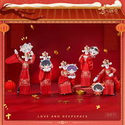 Love and Deepspace Love and Deepspace "Fluffy Fortune" Series - Fortune Sheep Poseable Plush Set
