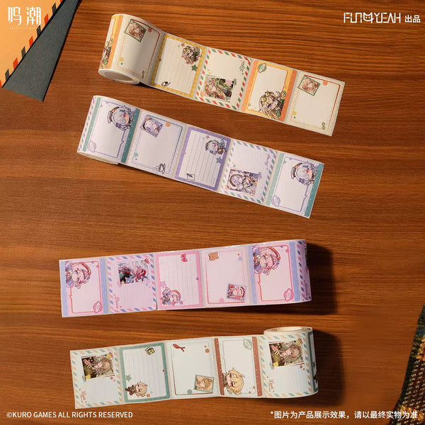 Wuthering Waves Sound‑Tide Letter Series Pull‑Out Memo Pad