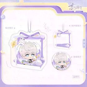 Xavier 2026 Birthday Lingering Light Series Chibi Badge Protector Set