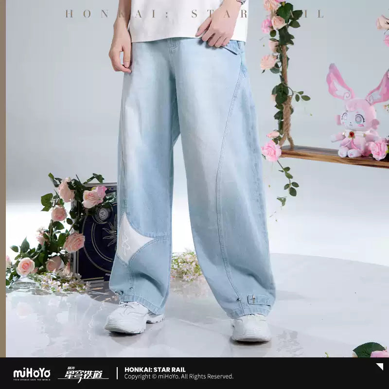 Impression Series Spliced Jeans - Cyrene