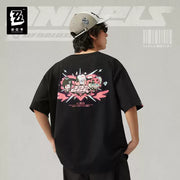 Zenless Zone Zero Angels of Delusion Color Block Printed Short Sleeve T-Shirt