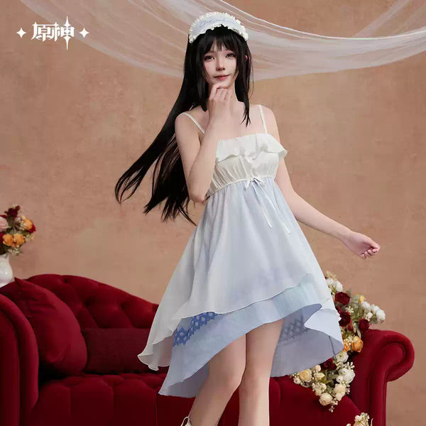 Genshin Impact Columbina Evening Tea Talks Nightgown Set (Including Eye Mask)