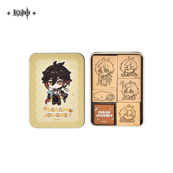Genshin Impact Starry Dream Journey Series Zhongli Character – Stamp